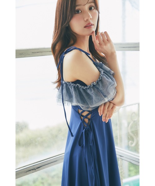 tocco closet　トッコクローゼット　水着　ブルー tocco closet（トッコ クローゼット） 水着 インナーパンツ付き