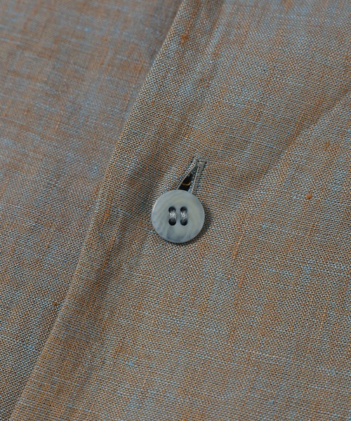 シャツ HEMP CHAMBRY OPEN COLLAR SHIRT メンズ レディースの画像