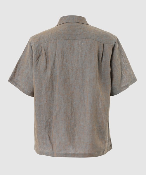 シャツ HEMP CHAMBRY OPEN COLLAR SHIRT メンズ レディースの画像