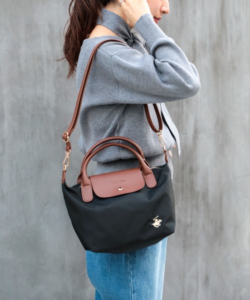 「BEVERLY HILLS POLO CLUB」 2WAYバッグ FREE ブラック レディース_画像4