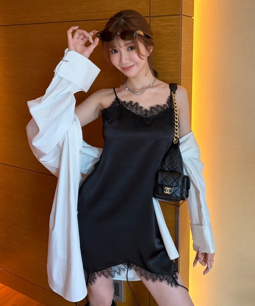 キャミソール UP SIDE DOWN LACE CAMISOLE/アップサイドダウンレースキャミソールの画像