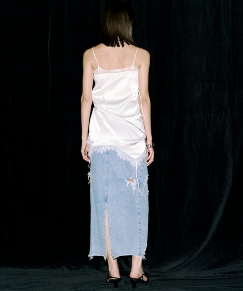 キャミソール UP SIDE DOWN LACE CAMISOLE/アップサイドダウンレースキャミソールの画像