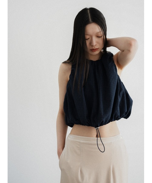 キャミソール drawstring check tops | Katrin TOKYO | 02
