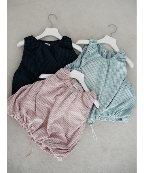 キャミソール drawstring check tops | Katrin TOKYO | 04