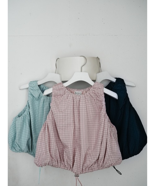 キャミソール drawstring check tops | Katrin TOKYO | 05