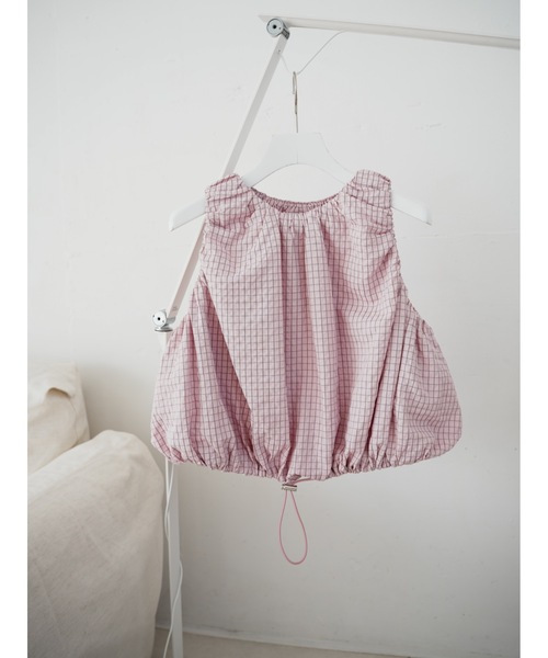 キャミソール drawstring check tops | Katrin TOKYO | 08