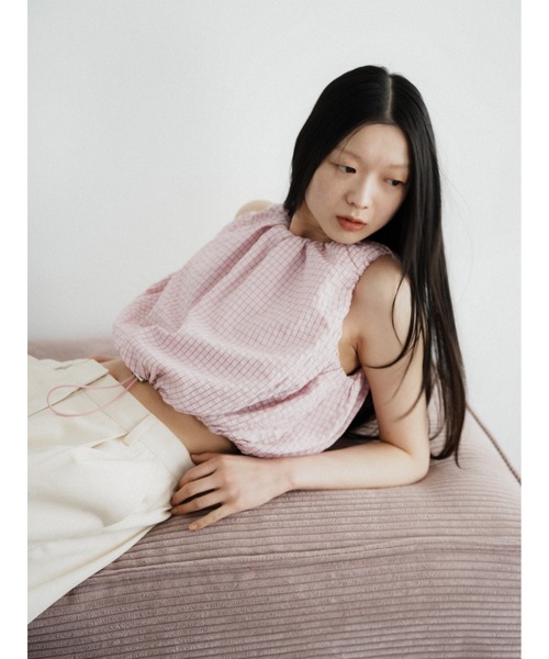 キャミソール drawstring check tops | Katrin TOKYO | 13