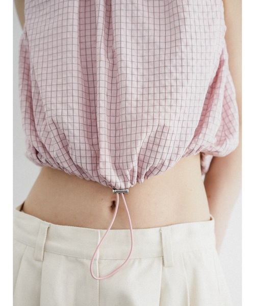 キャミソール drawstring check tops | Katrin TOKYO | 22