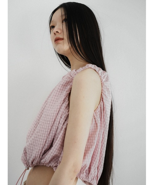 キャミソール drawstring check tops | Katrin TOKYO | 23