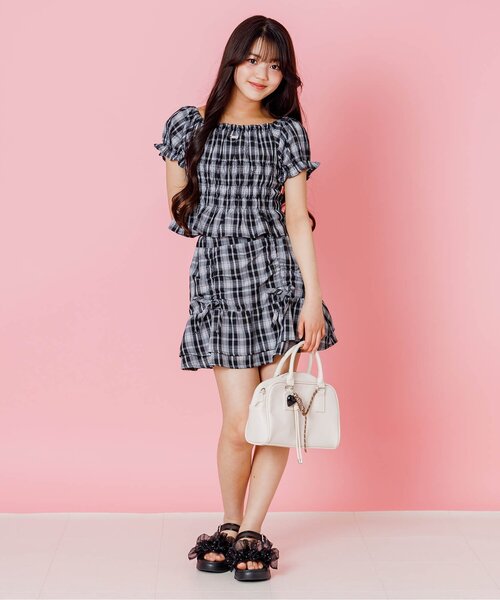 algy（アルジー） セットアップ 2WAYチェックセットアップ キッズ 子供