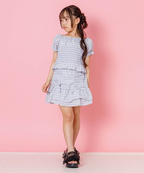 algy（アルジー） セットアップ 2WAYチェックセットアップ キッズ 子供