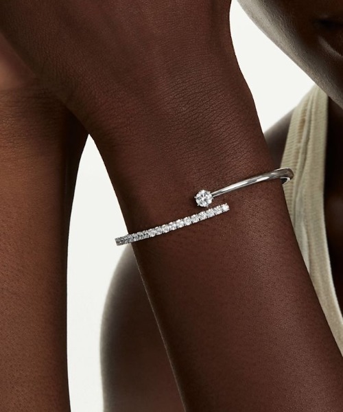 スワロフスキーMatrix バングル(Mサイズ) SWAROVSKI（スワロフスキー） ブレスレット 「公式」「スワロフスキー