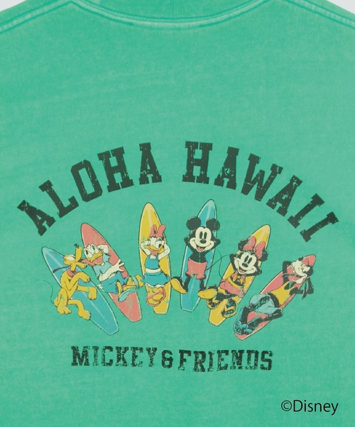 tシャツ サーフミッキー ピグメントTシャツ メンズ レディース