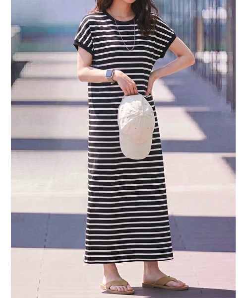 HIAND ワンピース fifth（フィフス） ワンピース プチハイネックロングワンピース