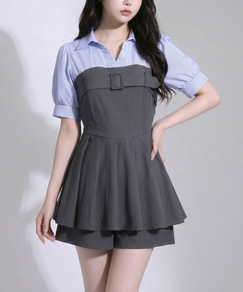「DearMyLoveRose」 セットアップ M-L グレー レディース_画像8