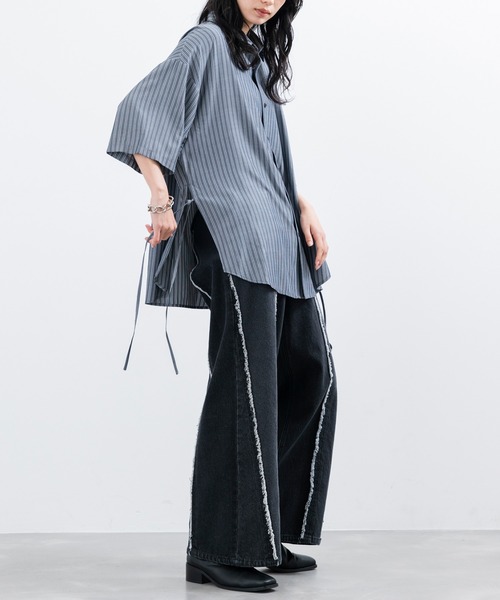 「JUNRED」 デニムパンツ L ブラック メンズ_画像5