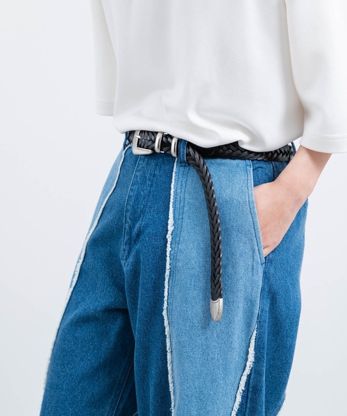 「JUNRED」 デニムパンツ L ブラック メンズ_画像8