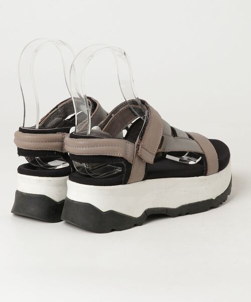 「Teva」 フラットサンダル 24cm グレー レディース_画像2
