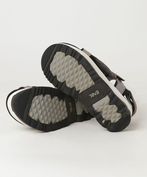 「Teva」 フラットサンダル 24cm グレー レディース_画像3