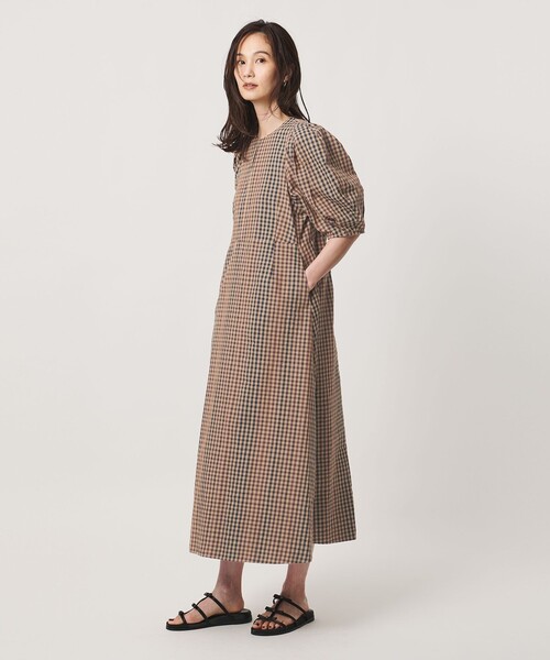 UNITED ARROWS（ユナイテッドアローズ） ワンピース 半袖 ギンガム