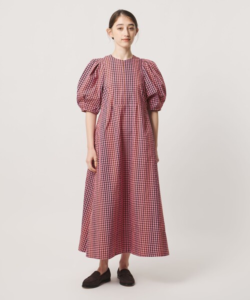 apuntob ギンガムチェック 半袖 ワンピース UNITED ARROWS（ユナイテッドアローズ） ワンピース 半袖 ギンガム