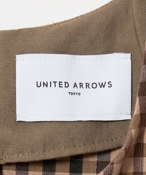 UNITED ARROWS（ユナイテッドアローズ） ワンピース 半袖 ギンガム