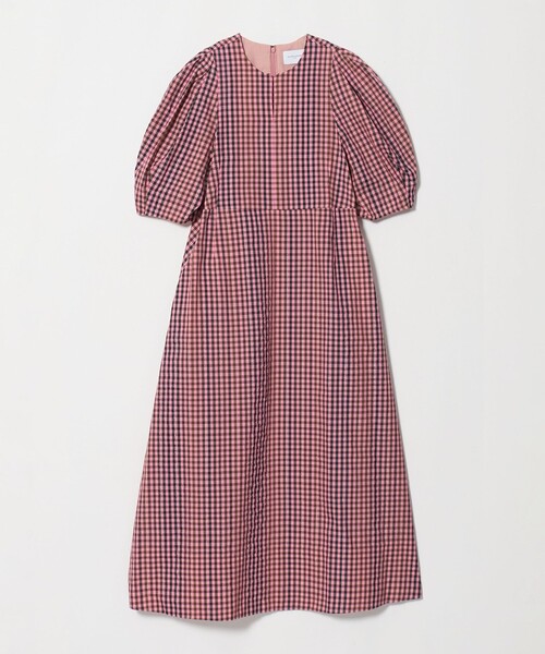新品試着のみ　UNITED ARROWS ギンガムチェック 半袖ワンピース　36 UNITED ARROWS（ユナイテッドアローズ） ワンピース 半袖 ギンガム
