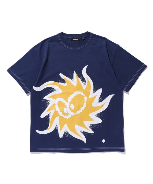 「XLARGE」 半袖Tシャツ M ネイビー メンズ_画像3
