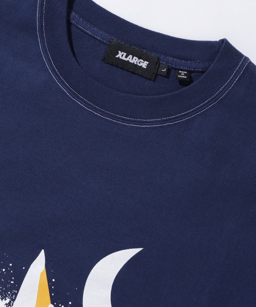 「XLARGE」 半袖Tシャツ M ネイビー メンズ_画像5