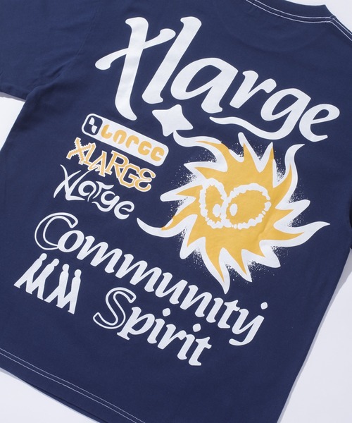 「XLARGE」 半袖Tシャツ M ネイビー メンズ_画像7