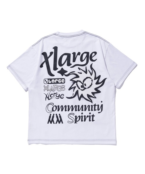 「XLARGE」 半袖Tシャツ M ネイビー メンズ_画像9