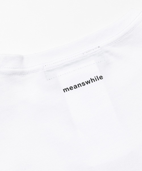 「meanswhile」 半袖Tシャツ 4(XL) ホワイト メンズ_画像7