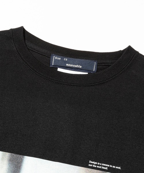 「meanswhile」 半袖Tシャツ 4(XL) ホワイト メンズ_画像9