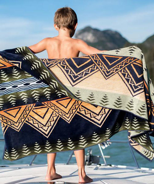 タオル PENDLETON/ペンドルトン Oversize Jacquard Towels XB233/ジャガードバスタオルオーバーサイズの画像