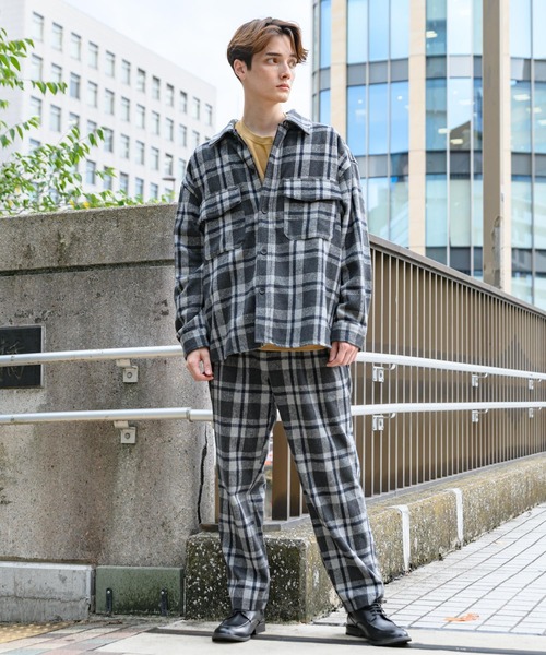 Timely Warning ワイドパンツ 大きめ 【送料0円】 Timely Warning ワイドパンツ 大きめ 【送料0円】
