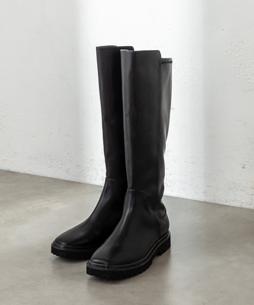 mystic（ミスティック） ブーツ スクエアロングブーツ レディース