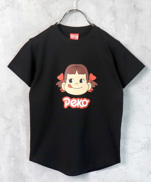 新品未使用　ペコちゃん　Tシャツ  半袖Tシャツ  バックプリント　ユニセックス セール】☆日本製☆ ペコちゃん 半袖Tシャツ（Tシャツ
