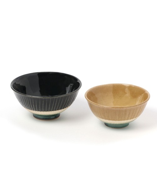 niko and…（ニコアンド） 食器 「Fuzzy glaze」掛け分けギフト茶碗