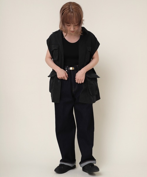 RNA-N ジーンズ デニム デニムパンツ R4077 ライトワイドストレート