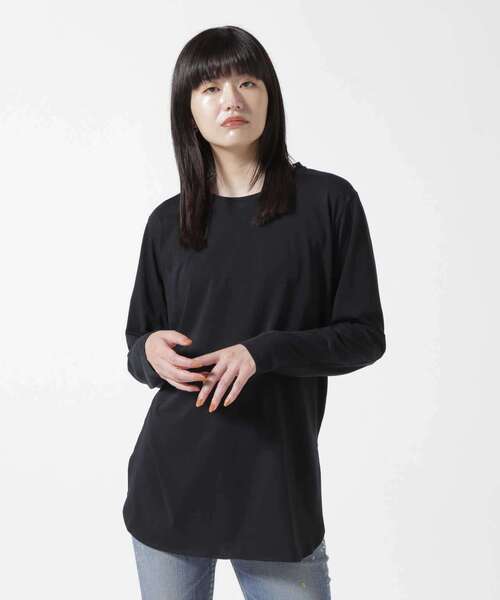 tシャツ DROIT BELLO（ドロイトベロ）裾ラウンドロンＴ２ レディース DROIT BELLO tシャツ BELLO（ドロイトベロ）裾ラウンドロンT2