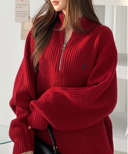 U.S. POLO ASSN.（ユーエスポロアッスン） タートルネック ニット