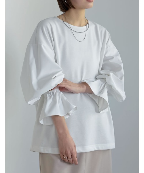 Re:EDIT（リエディ） トレーナー スウェット 異素材切り替え