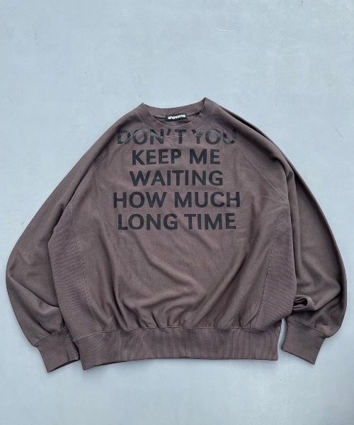 トレーナー スウェット 裏毛プリントスウェット レディース メンズ