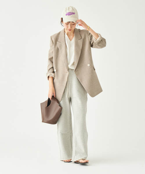 plage（プラージュ） 「追加」スウェットワイドストレートパンツ