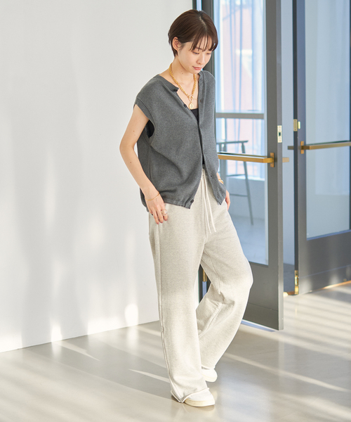 plage スウェットワイドタックパンツ 追加》SWEAT WIDE TUCK パンツ（スウェットパンツ）｜Plage