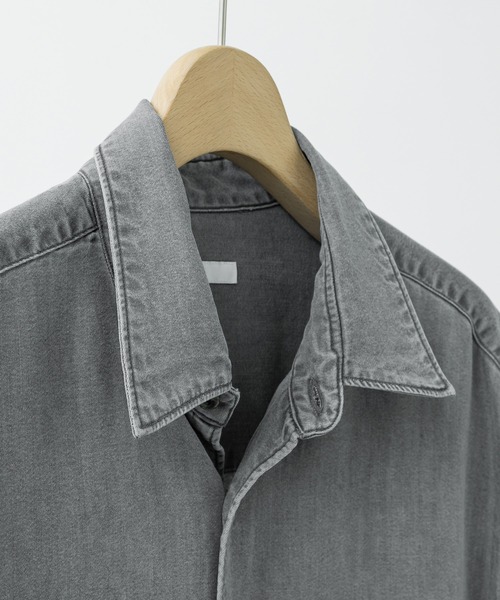 シャツ 25SS   Overfit Tencel Denim Shirt シャツ 25SS Overfit Tencel Denim Shirt 664307_C001_psfront1