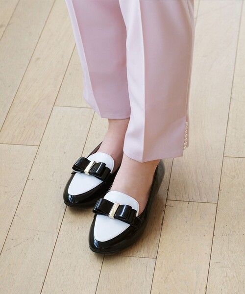 エレガント★TOCCA RIBBON LAUFER RAINSHOES パンプス TOCCA パンプス RIBBON LAUFER RAINSHOES ローファー : ZOZOTOWN