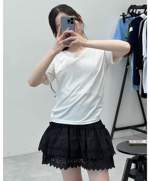FANCY CLUB tシャツ NASTY CLUB／レース PIERID T レディース