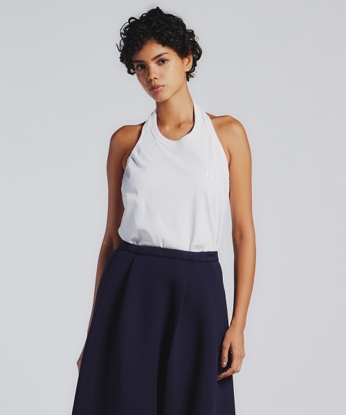 タンクトップ ノースリーブ FABRIC COMBINATION TANK レディース Lace Ladies タンクトップ ノースリーブ バックル付き