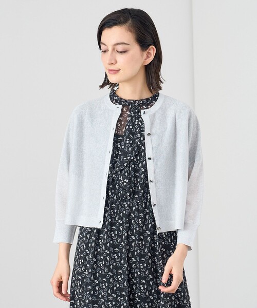 ANAYI カーディガン LUREX ドルマンボレロ レディース